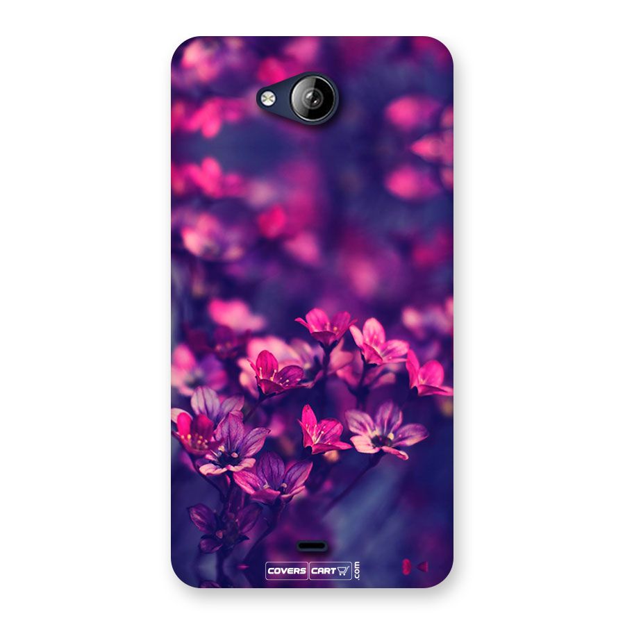 Violet Floral Back Case for Canvas Play