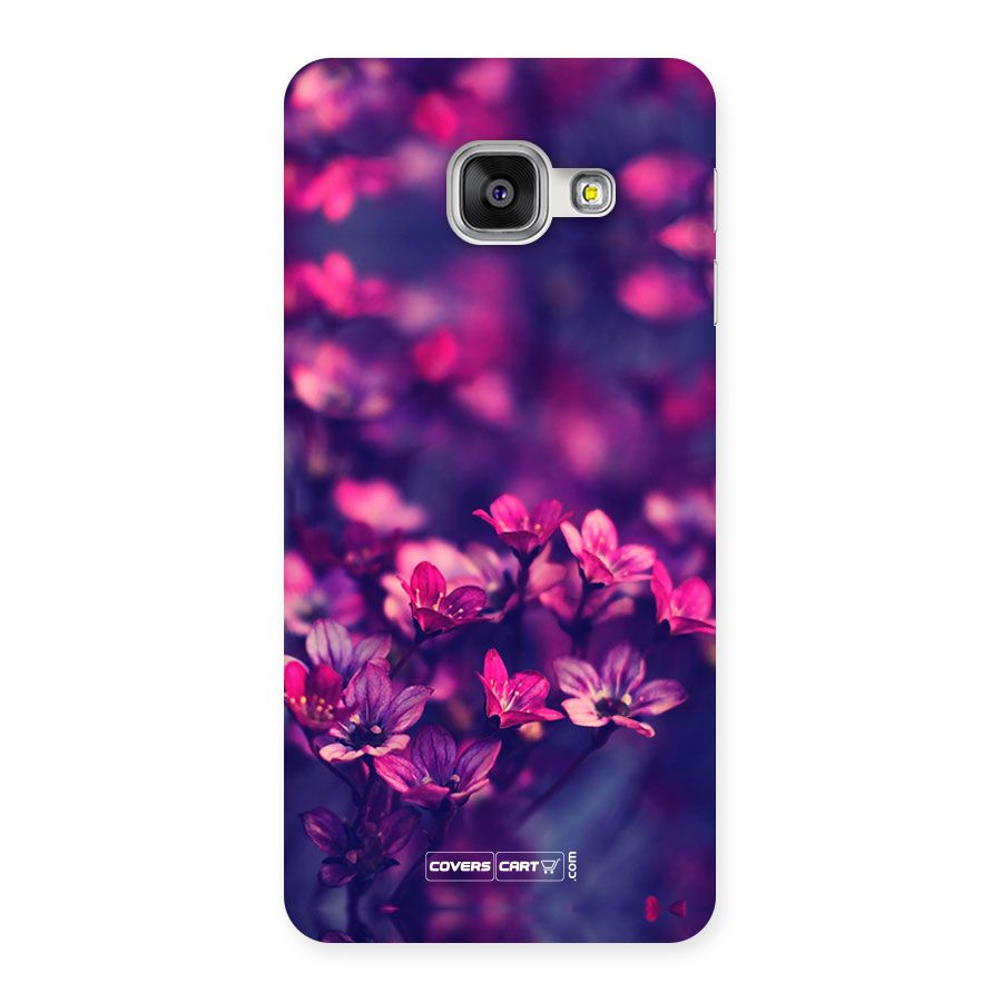 Violet Floral Back Case for Galaxy A3 2016
