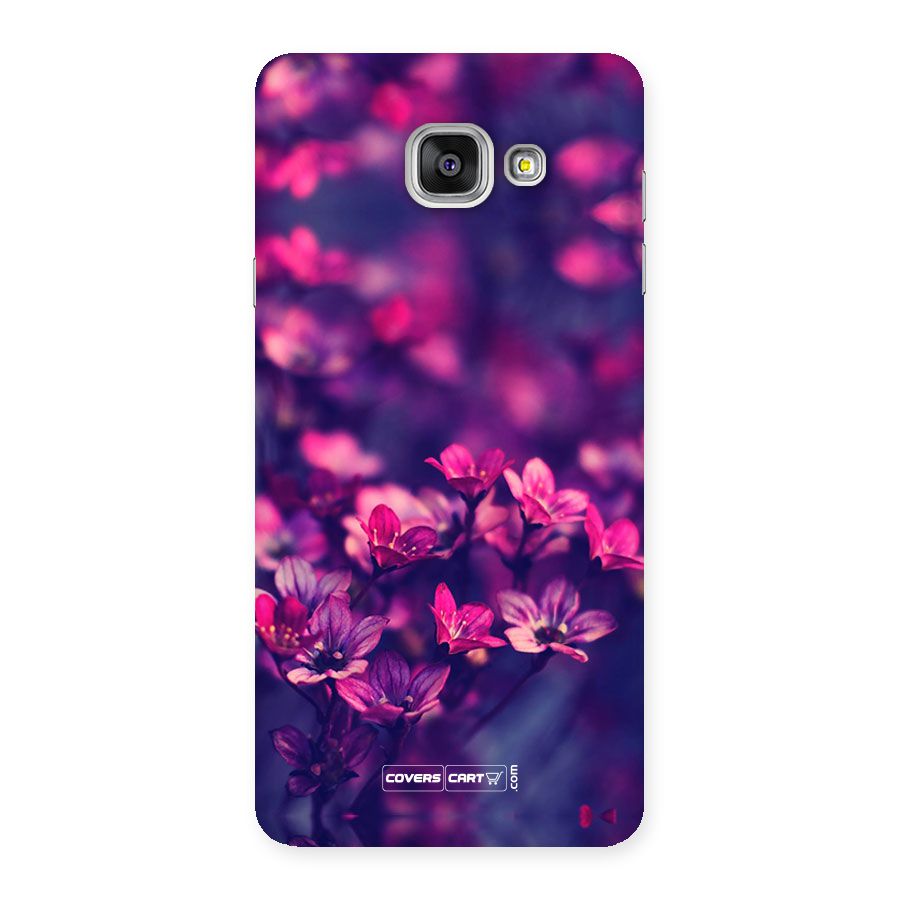 Violet Floral Back Case for Galaxy A7 2016
