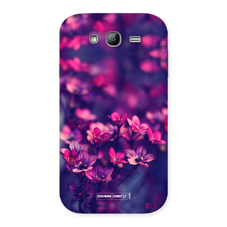 Violet Floral Back Case for Galaxy Grand Neo