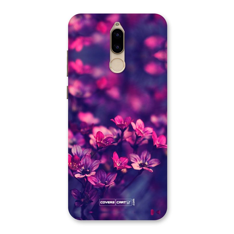Violet Floral Back Case for Honor 9i