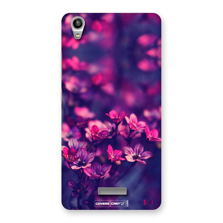 Violet Floral Back Case for Lava Pixel V1