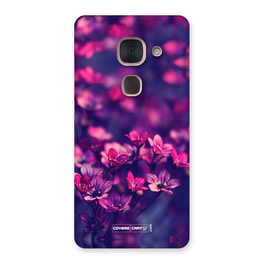Violet Floral Back Case for Le Max 2