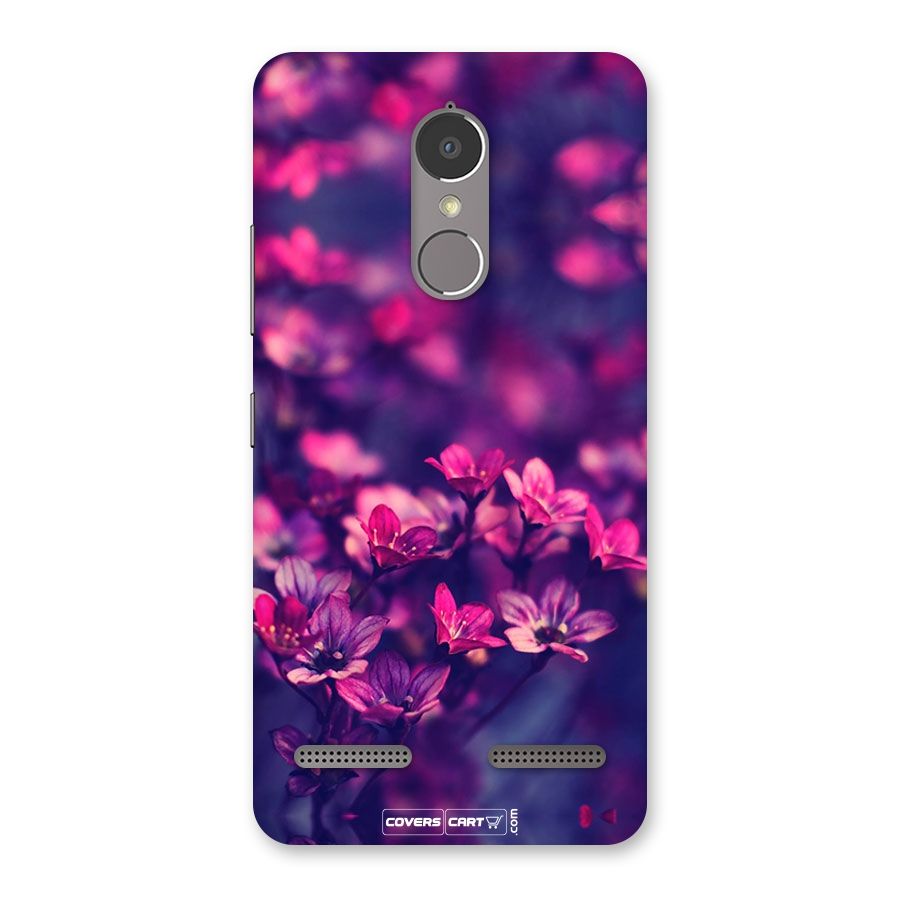 Violet Floral Back Case for Lenovo K6