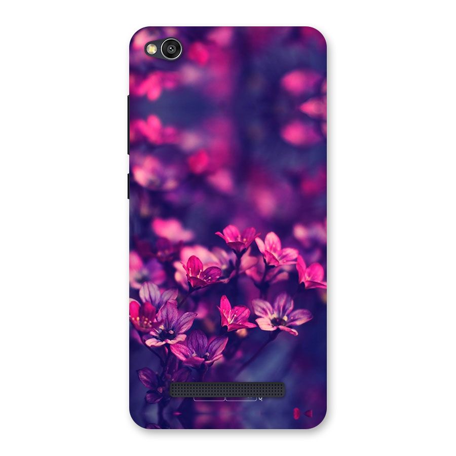Violet Floral Back Case for Redmi 4A