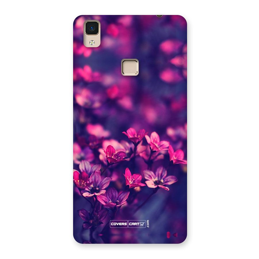 Violet Floral Back Case for V3 Max