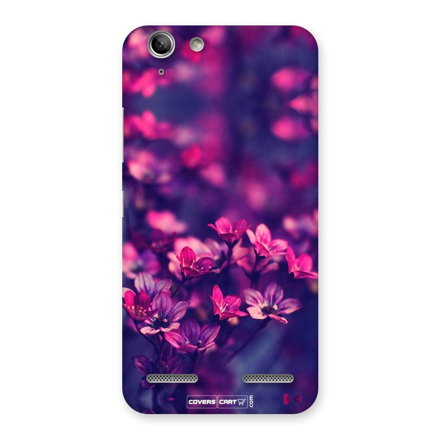 Violet Floral Back Case for Vibe K5