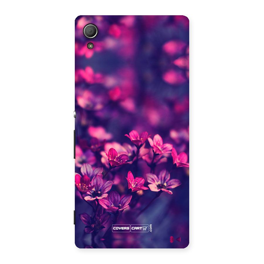 Violet Floral Back Case for Xperia Z3 Plus