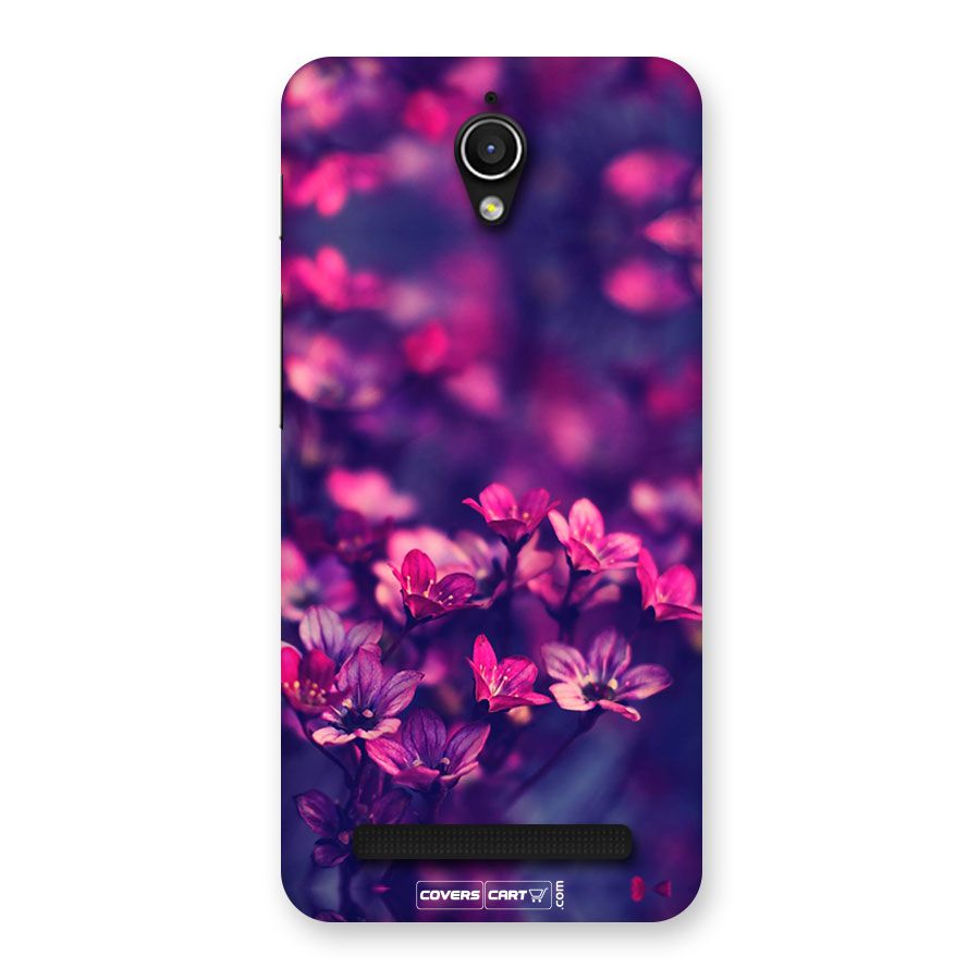 Violet Floral Back Case for Zenfone Go