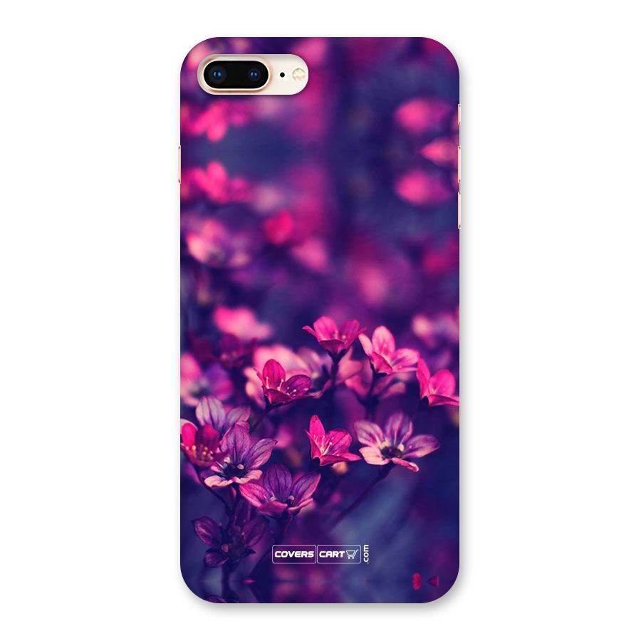 Violet Floral Back Case for iPhone 8 Plus