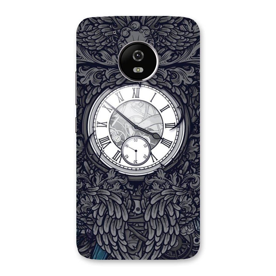 Wall Clock Back Case for Moto G5