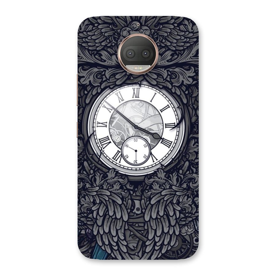 Wall Clock Back Case for Moto G5s Plus