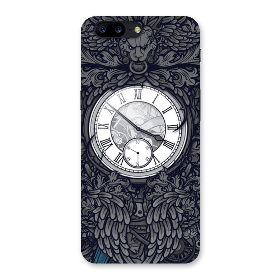 Wall Clock Back Case for OnePlus 5