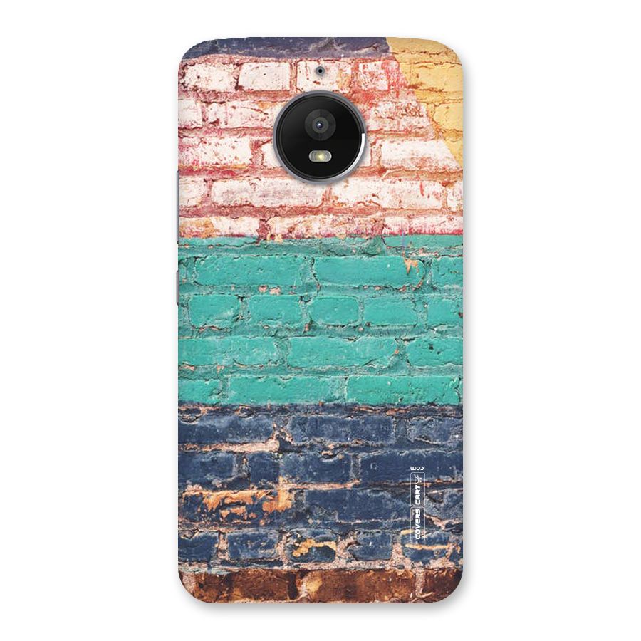 Wall Grafitty Back Case for Moto E4 Plus