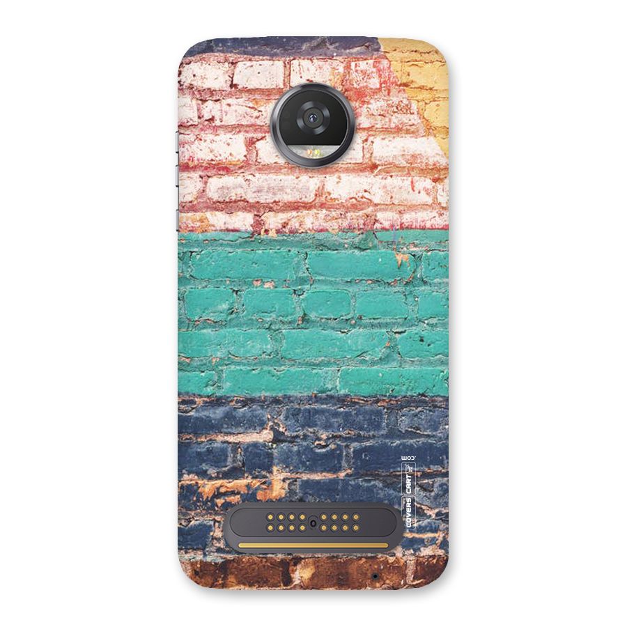 Wall Grafitty Back Case for Moto Z2 Play