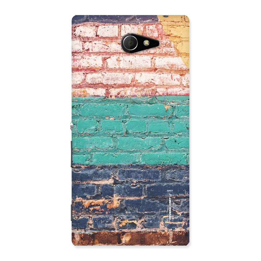 Wall Grafitty Back Case for Sony Xperia M2