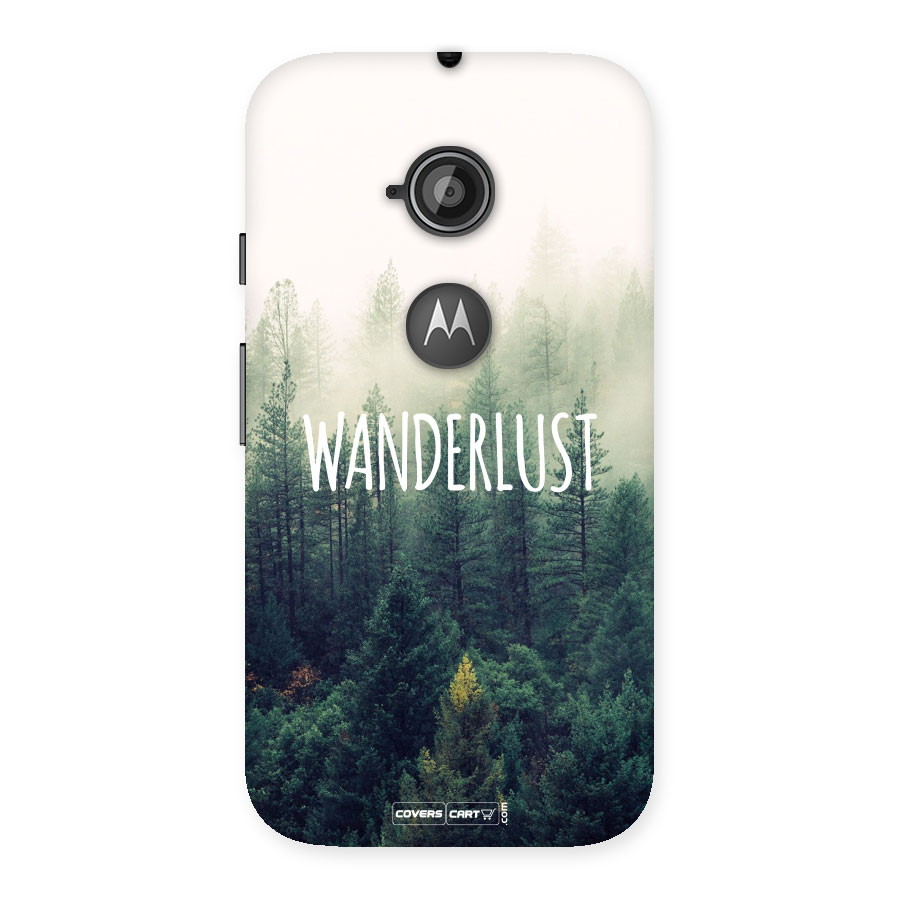 Wanderlust Back Case for Moto E 2nd Gen