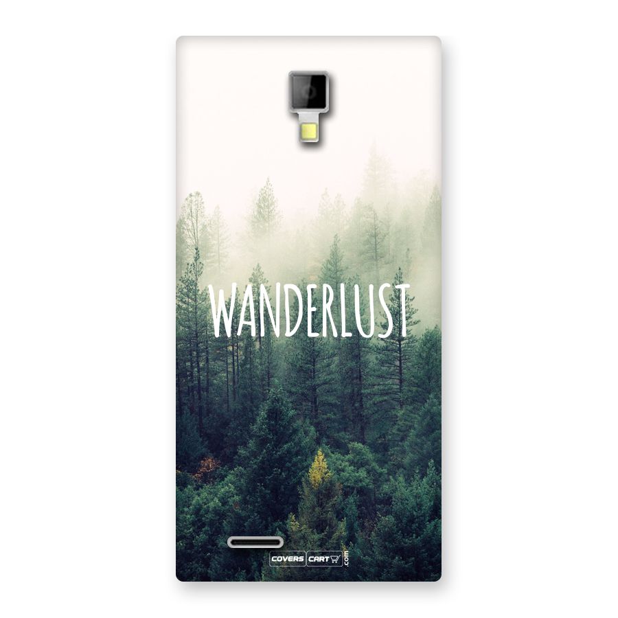 Wanderlust Back Case for Canvas Xpress
