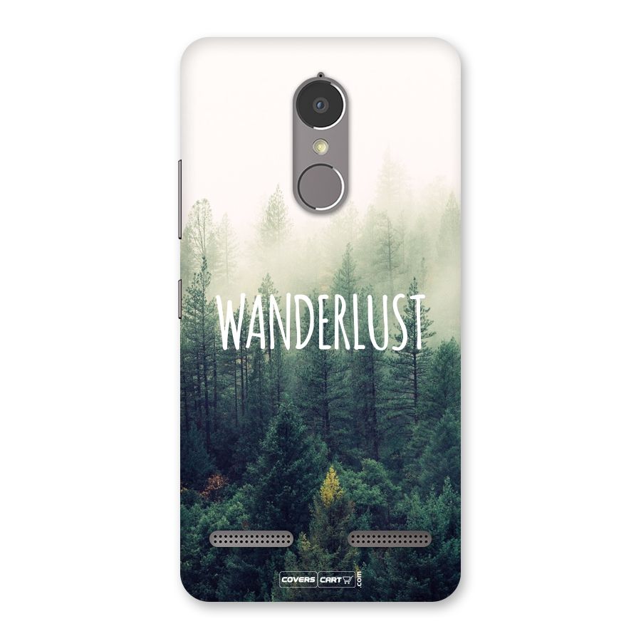 Wanderlust Back Case for Lenovo K6