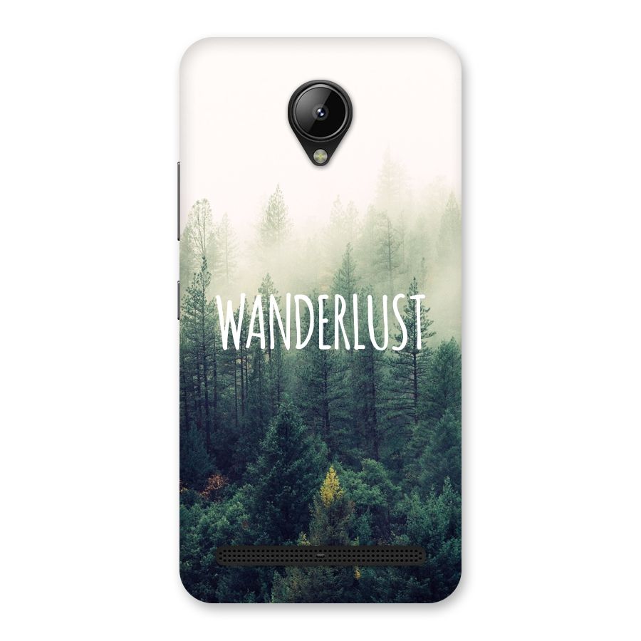 Wanderlust Back Case for Lenovo C2