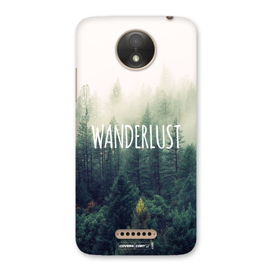Wanderlust Back Case for Moto C Plus