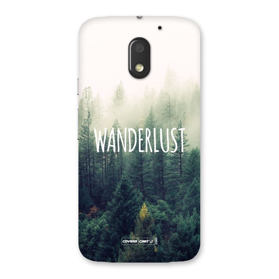 Wanderlust Back Case for Moto E3 Power