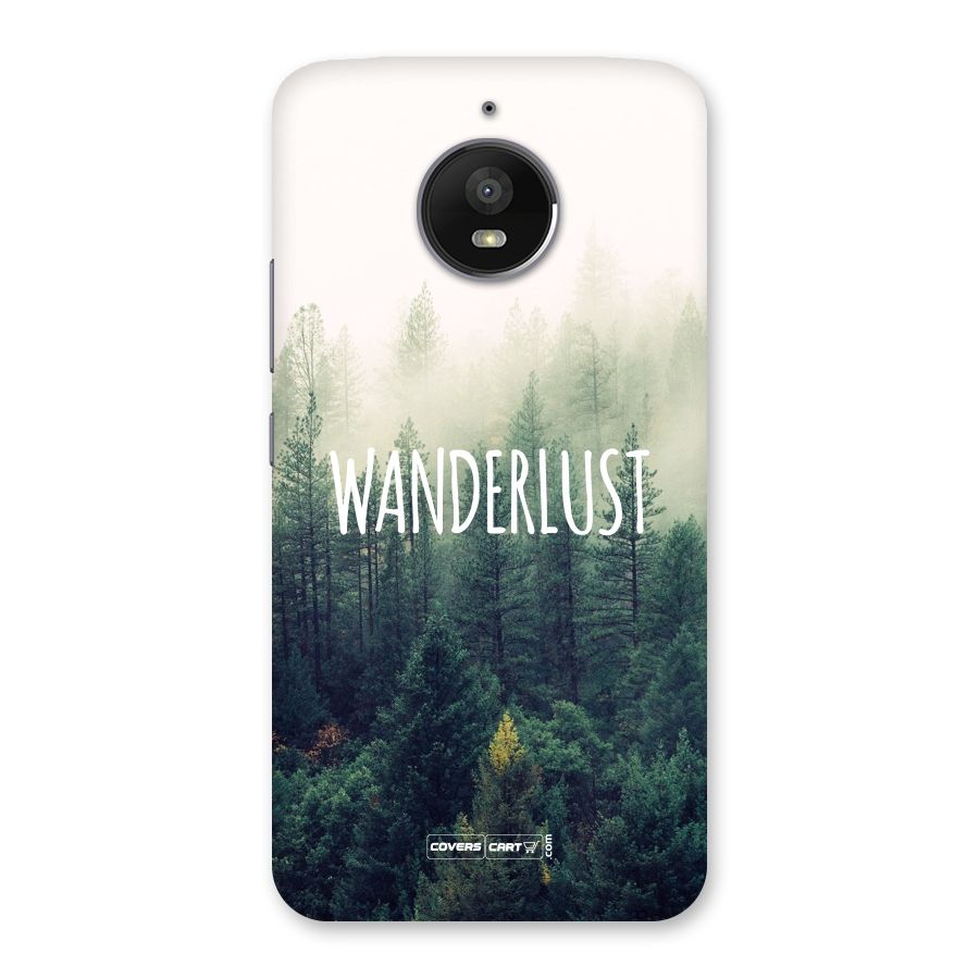 Wanderlust Back Case for Moto E4 Plus