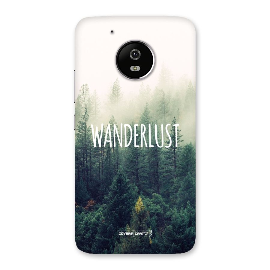Wanderlust Back Case for Moto G5