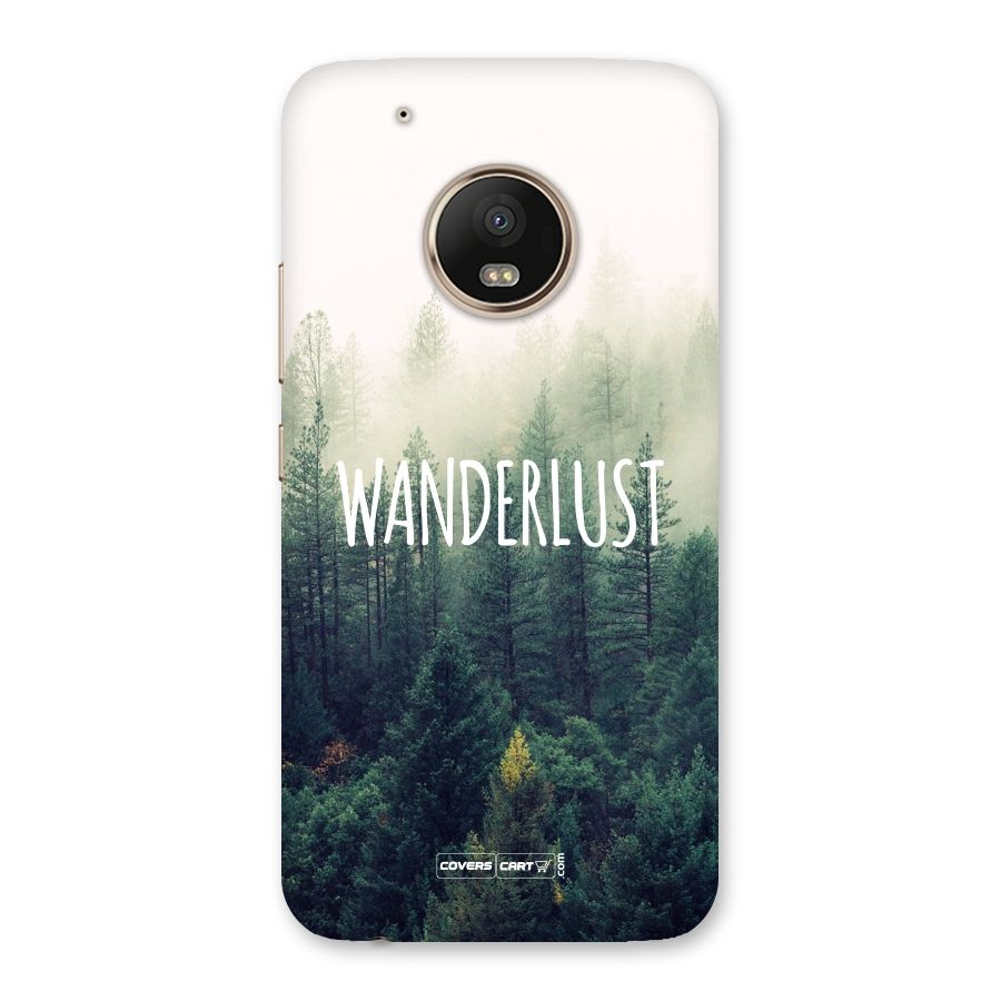 Wanderlust Back Case for Moto G5 Plus