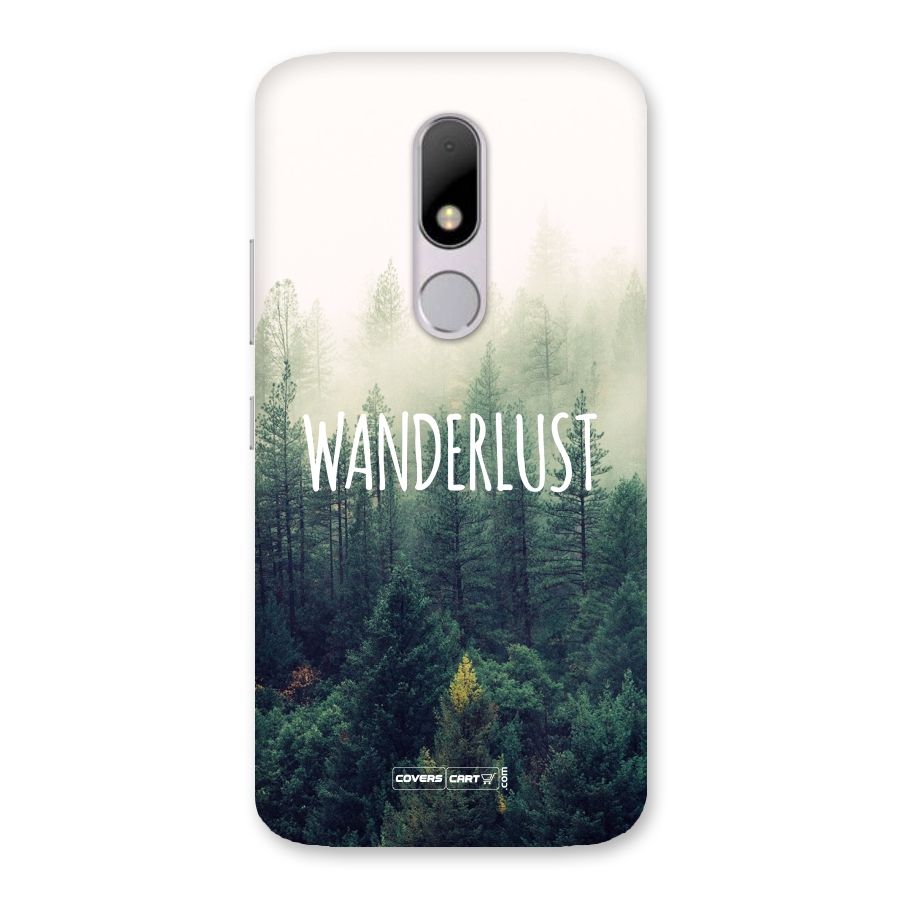Wanderlust Back Case for Moto M
