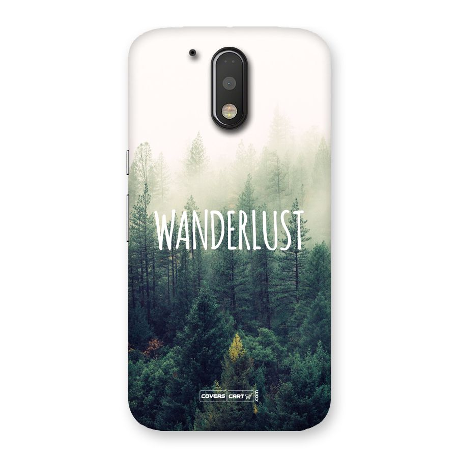 Wanderlust Back Case for Motorola Moto G4 Plus