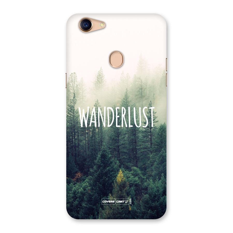 Wanderlust Back Case for Oppo F5