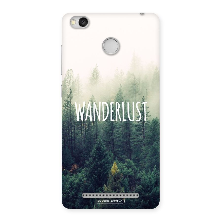 Wanderlust Back Case for Redmi 3S Prime