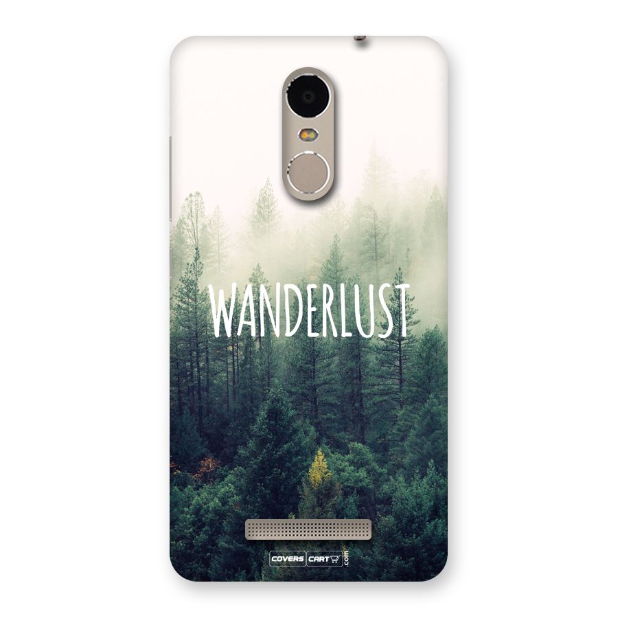 Wanderlust Back Case for Xiaomi Redmi Note 3