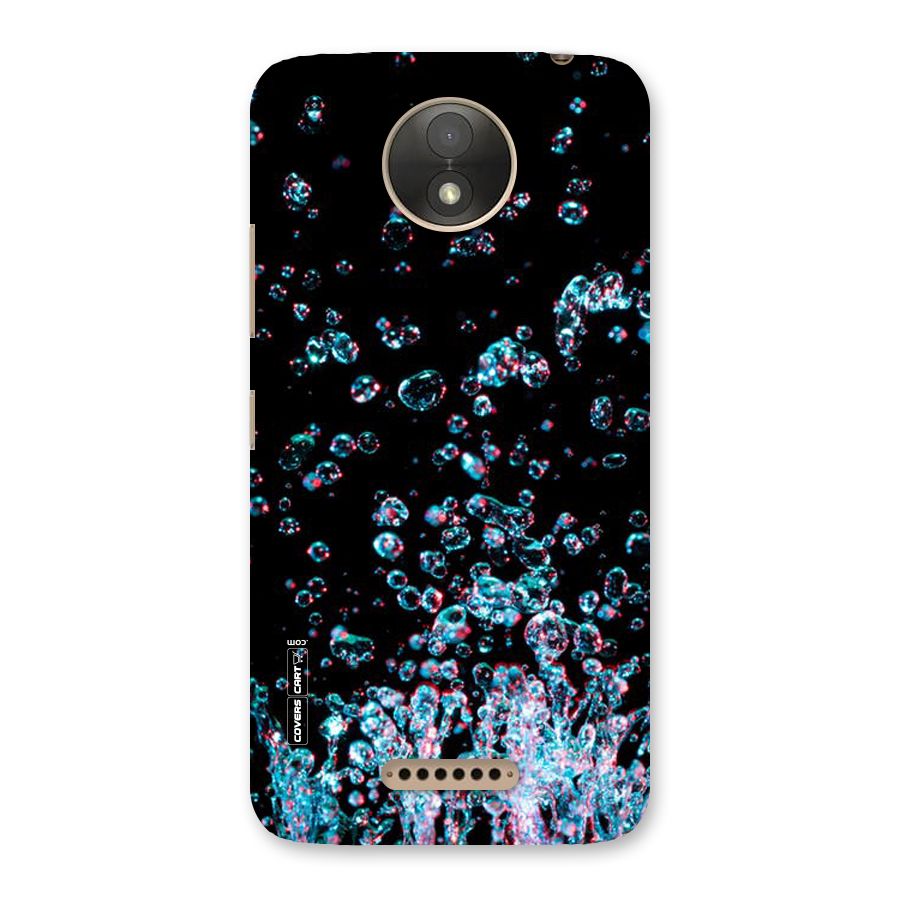 Water Droplets Back Case for Moto C Plus