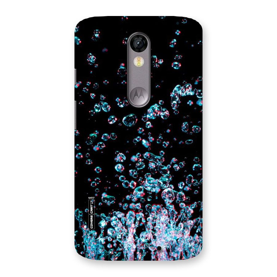 Water Droplets Back Case for Moto X Force