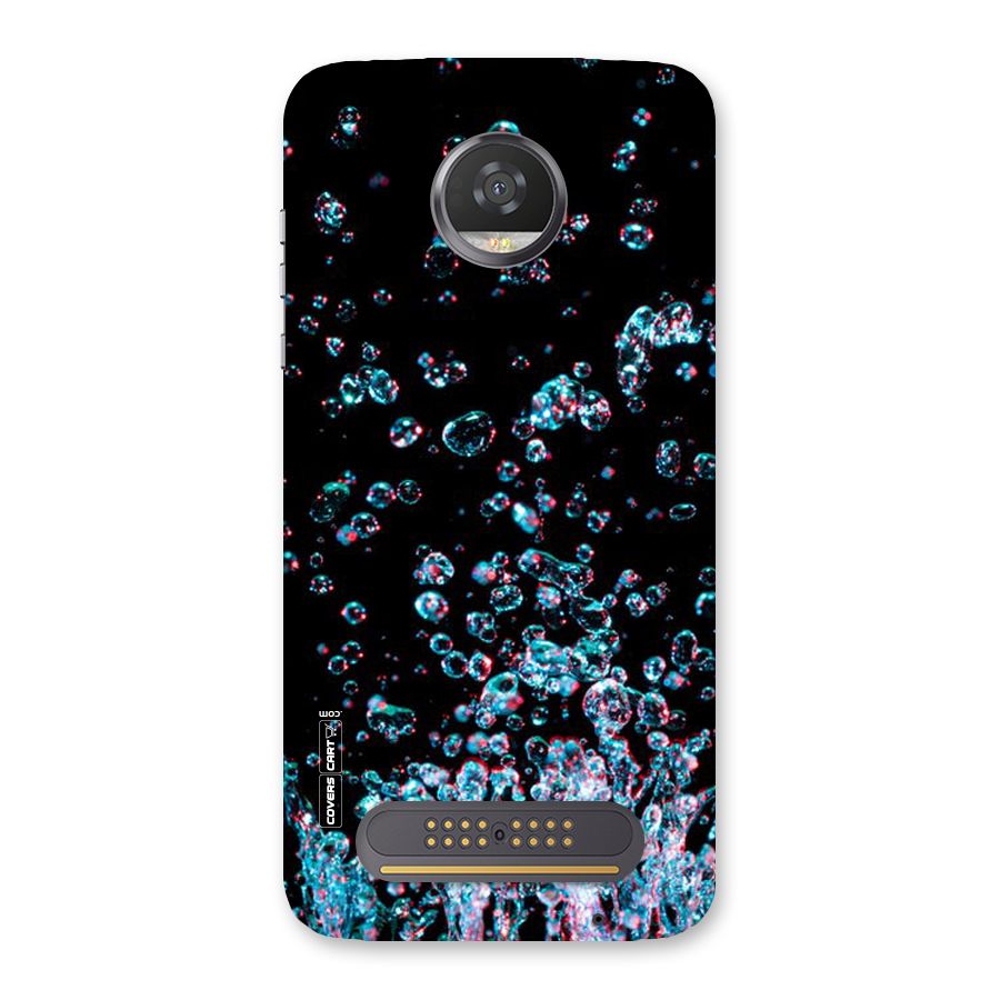 Water Droplets Back Case for Moto Z2 Play