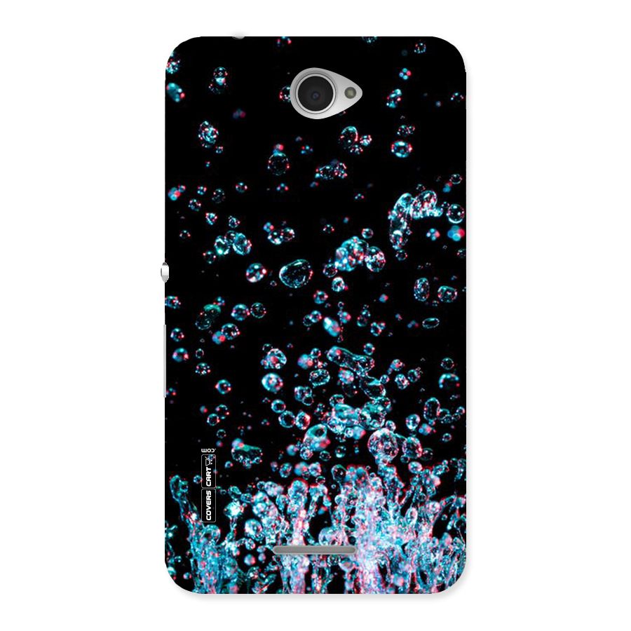 Water Droplets Back Case for Sony Xperia E4