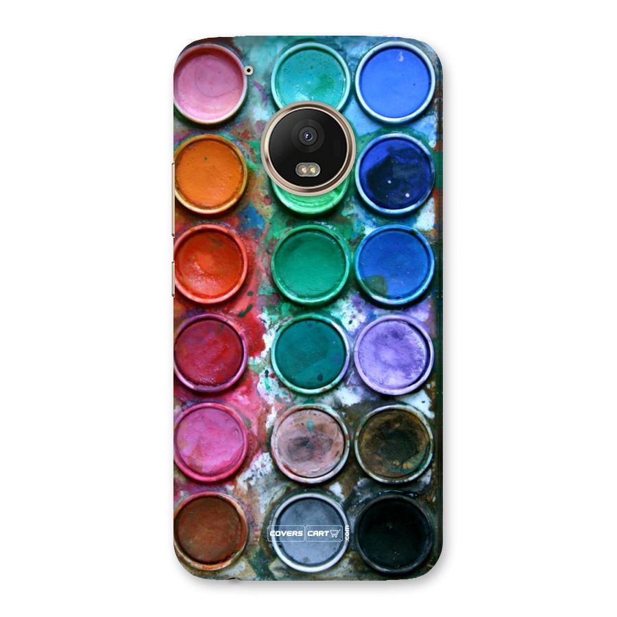 Water Paint Box Back Case for Moto G5 Plus