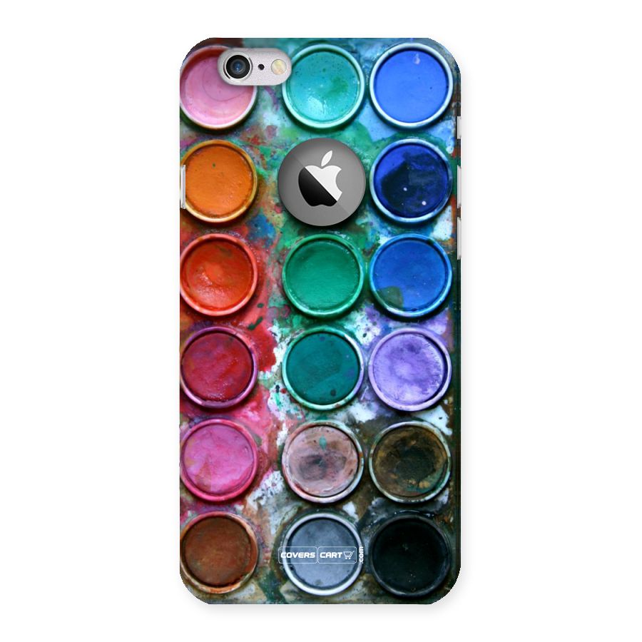 Water Paint Box Back Case for iPhone 6 Logo Cut