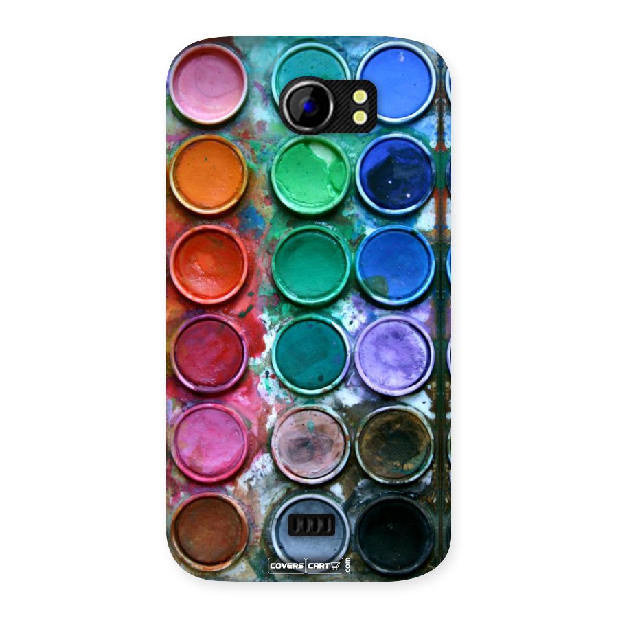 Water Paint Box Back Case for Micromax Canvas 2 A110
