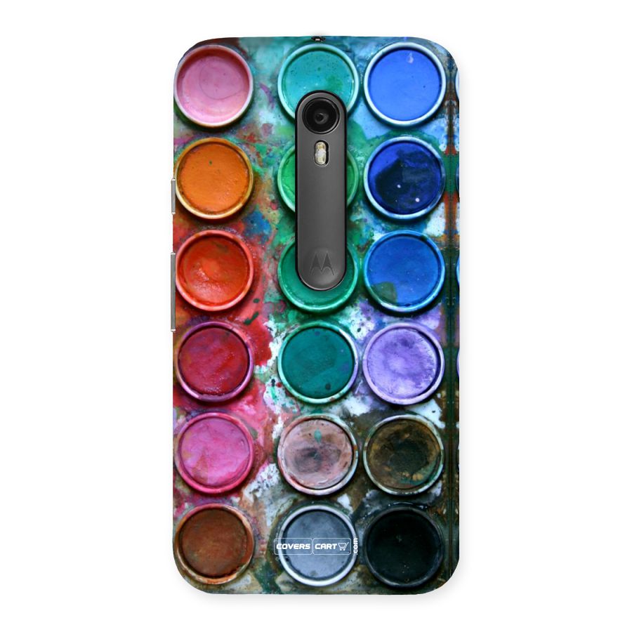 Water Paint Box Back Case for Moto G3