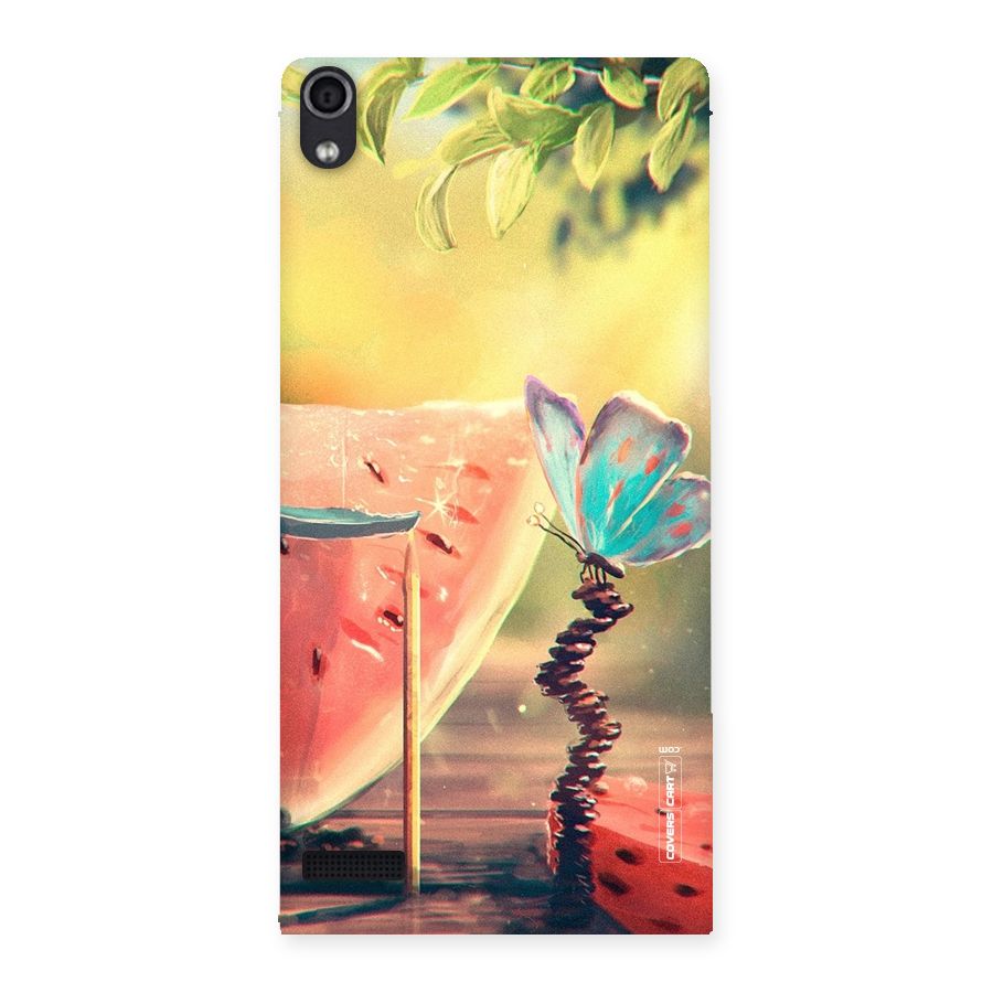 Watermelon Butterfly Back Case for Ascend P6