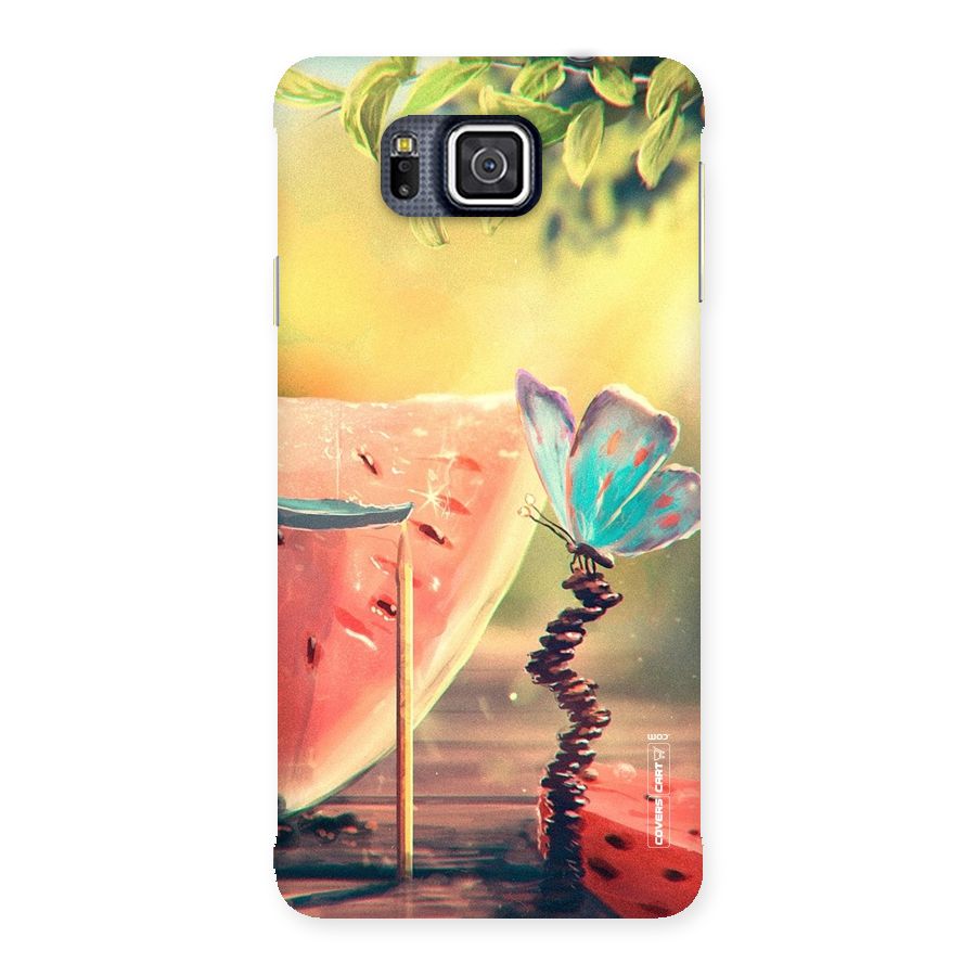 Watermelon Butterfly Back Case for Galaxy Alpha