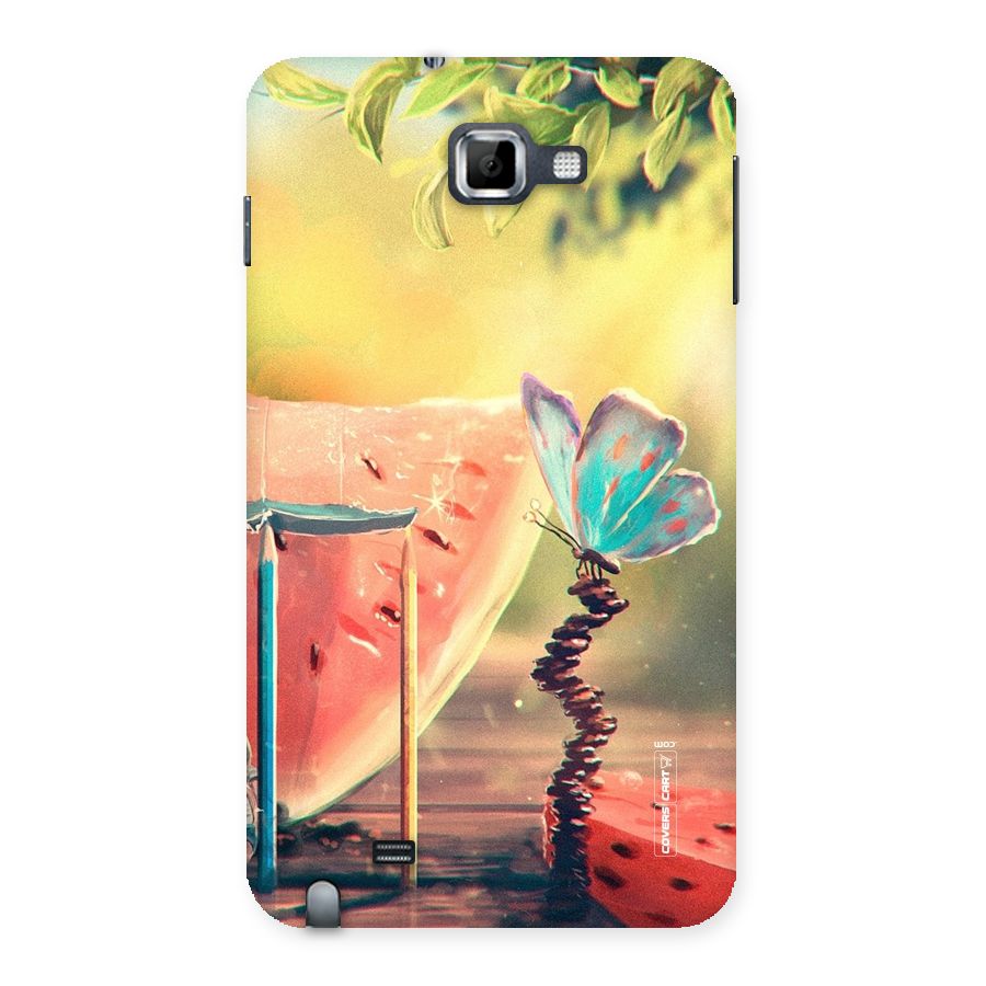 Watermelon Butterfly Back Case for Galaxy Note
