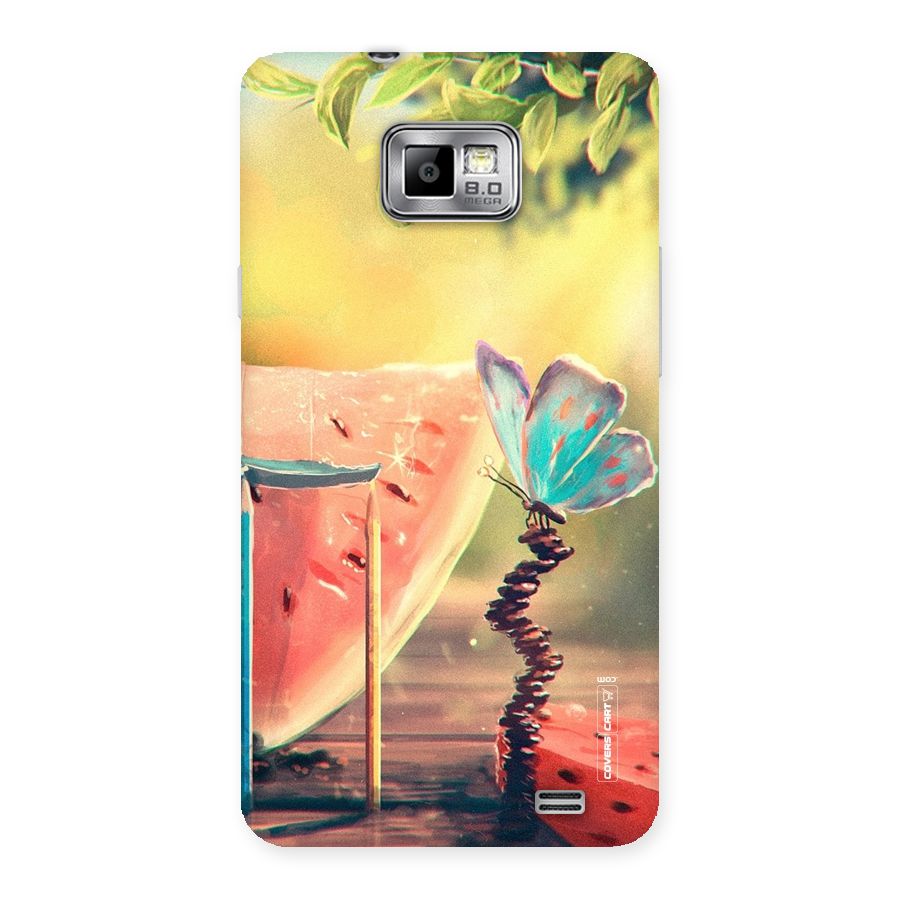 Watermelon Butterfly Back Case for Galaxy S2
