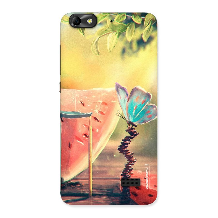 Watermelon Butterfly Back Case for Honor 4C