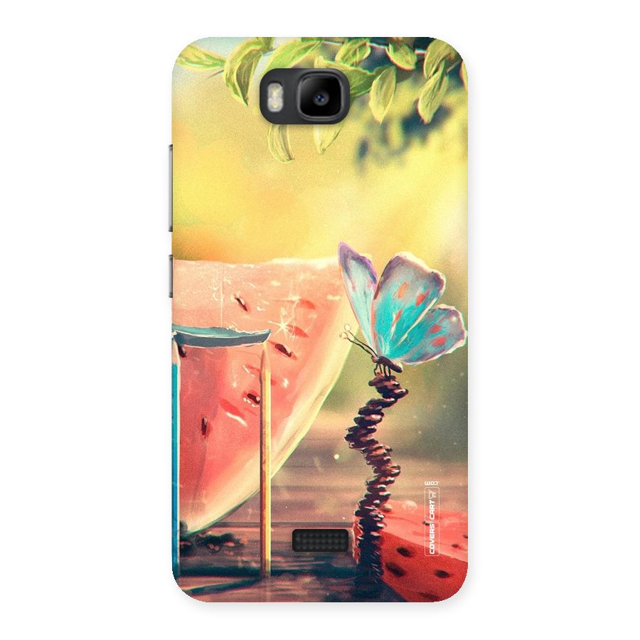 Watermelon Butterfly Back Case for Honor Bee