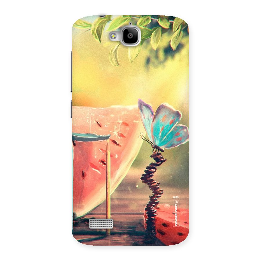 Watermelon Butterfly Back Case for Honor Holly