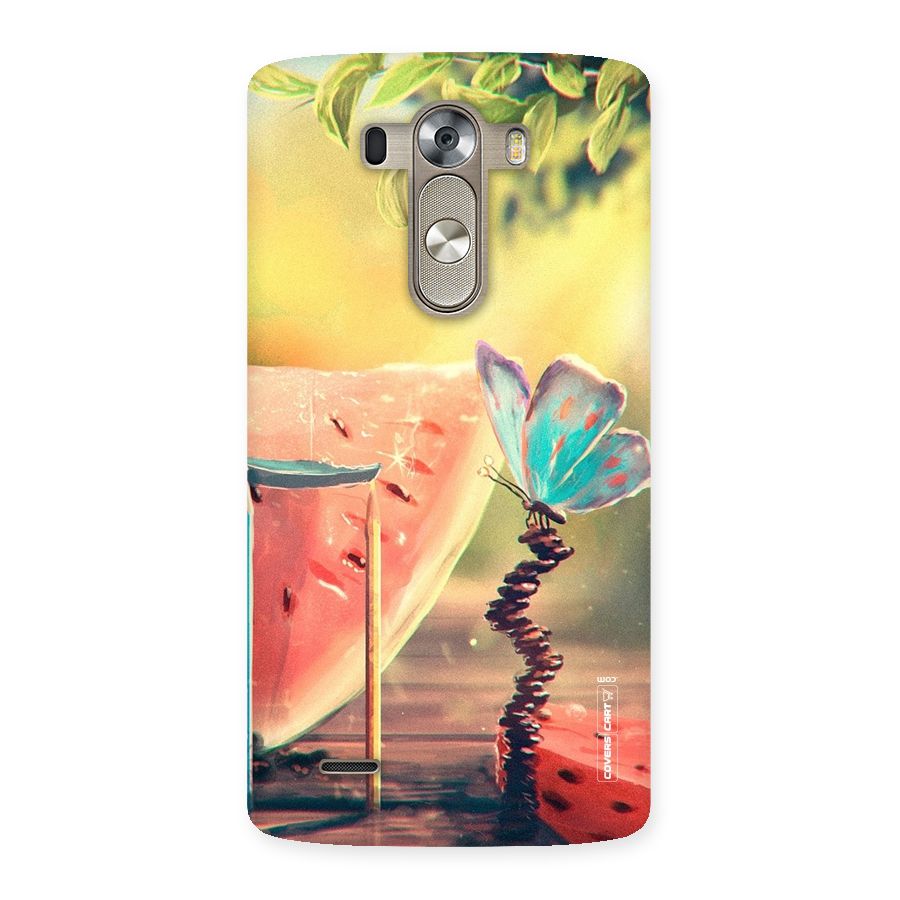 Watermelon Butterfly Back Case for LG G3